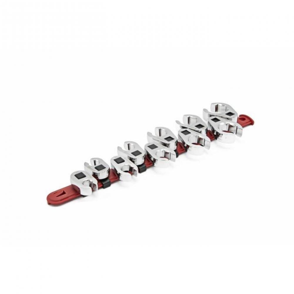 10PC FLARE NUT CROWFOOT WR SET SAE