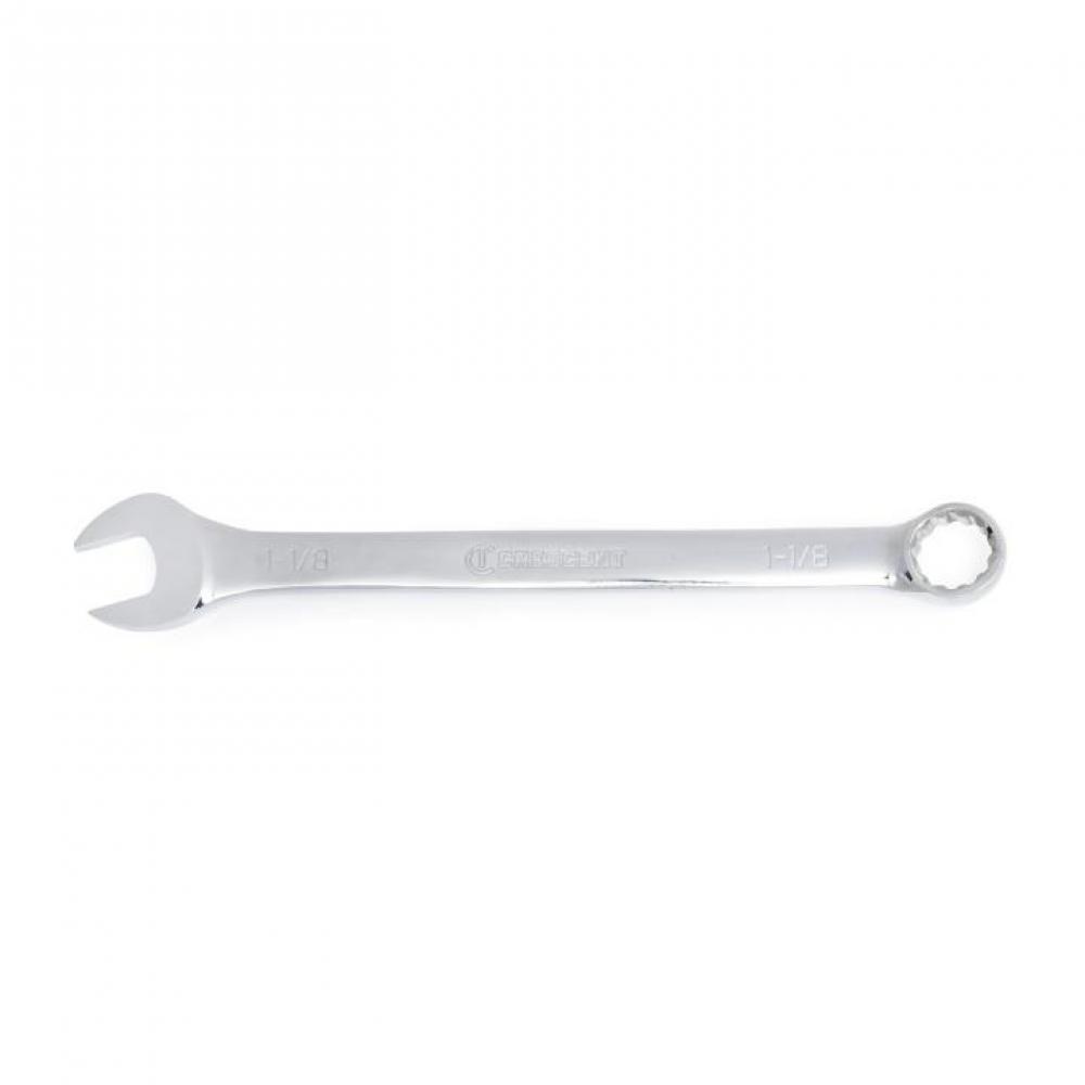 COMBINATION WRENCH,1-1/8&#34;,SAE,FL POLISH