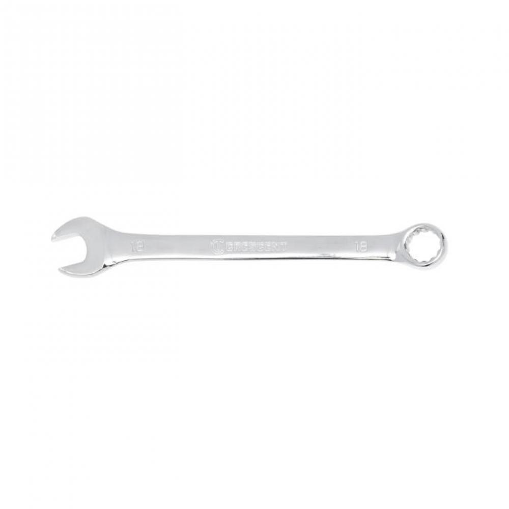 COMBINATION WRENCH,18MM,MTRC,FL POLISH