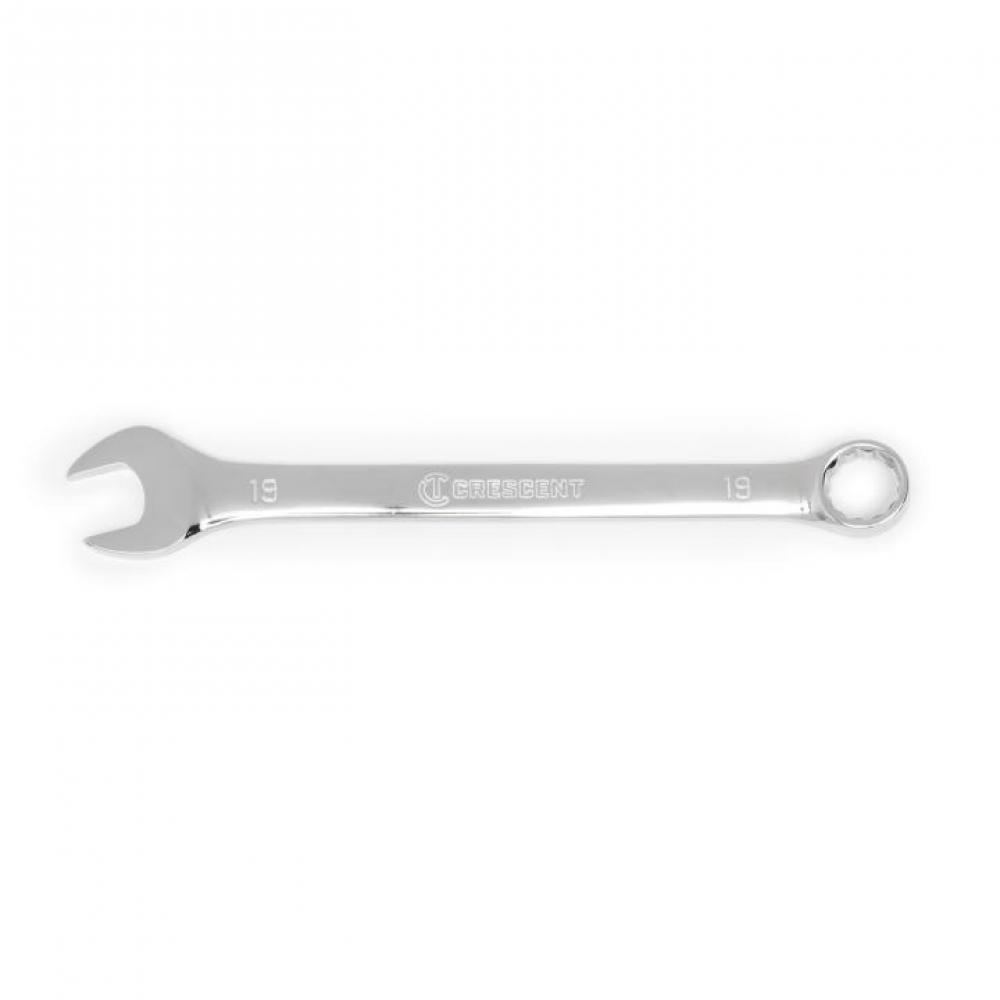 COMBINATION WRENCH,19MM,MTRC,FL POLISH