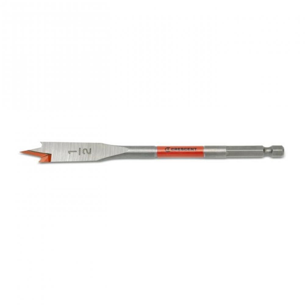 FLAT SPADE DRILL BIT,6&#34;,1/2&#34;