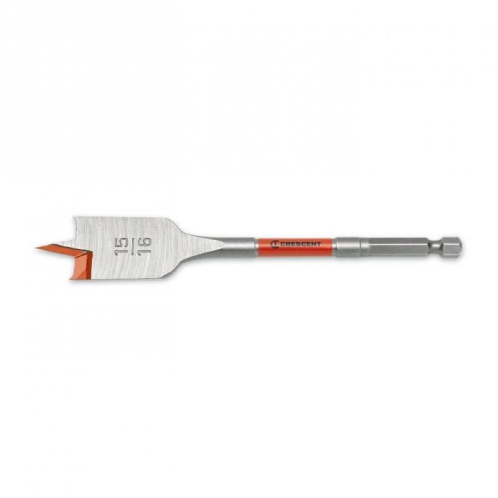 FLAT SPADE DRILL BIT,6&#34;,15/16&#34;