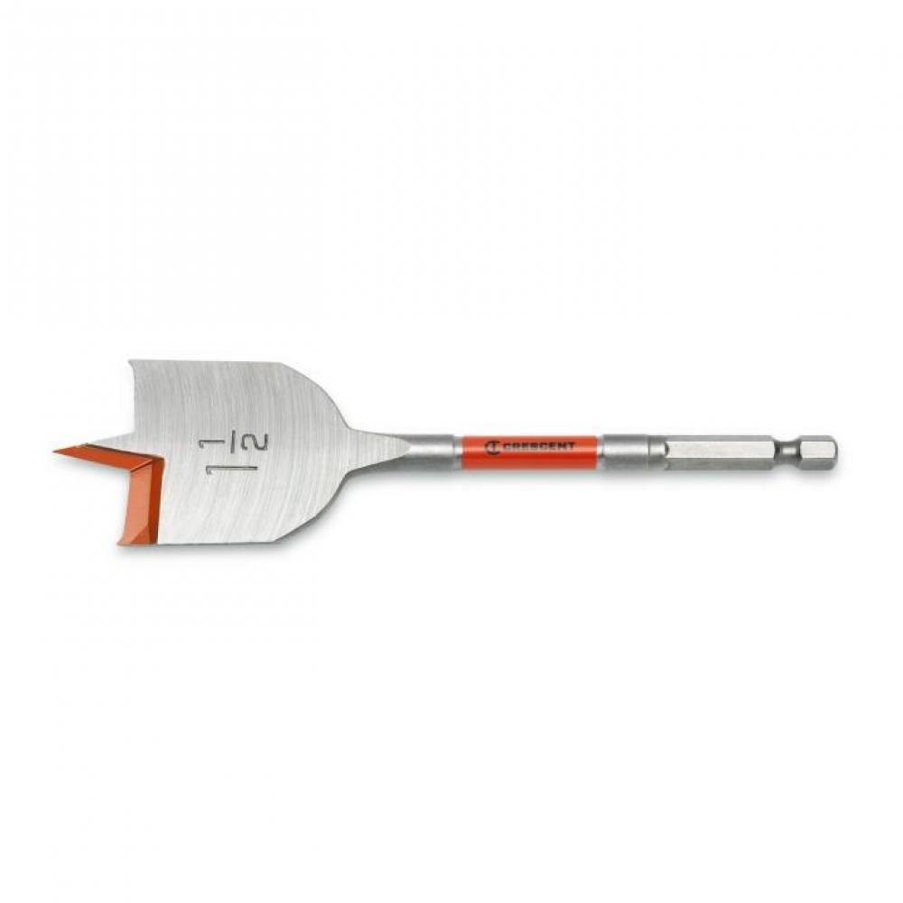 FLAT SPADE DRILL BIT,6&#34;,1 1/2&#34;