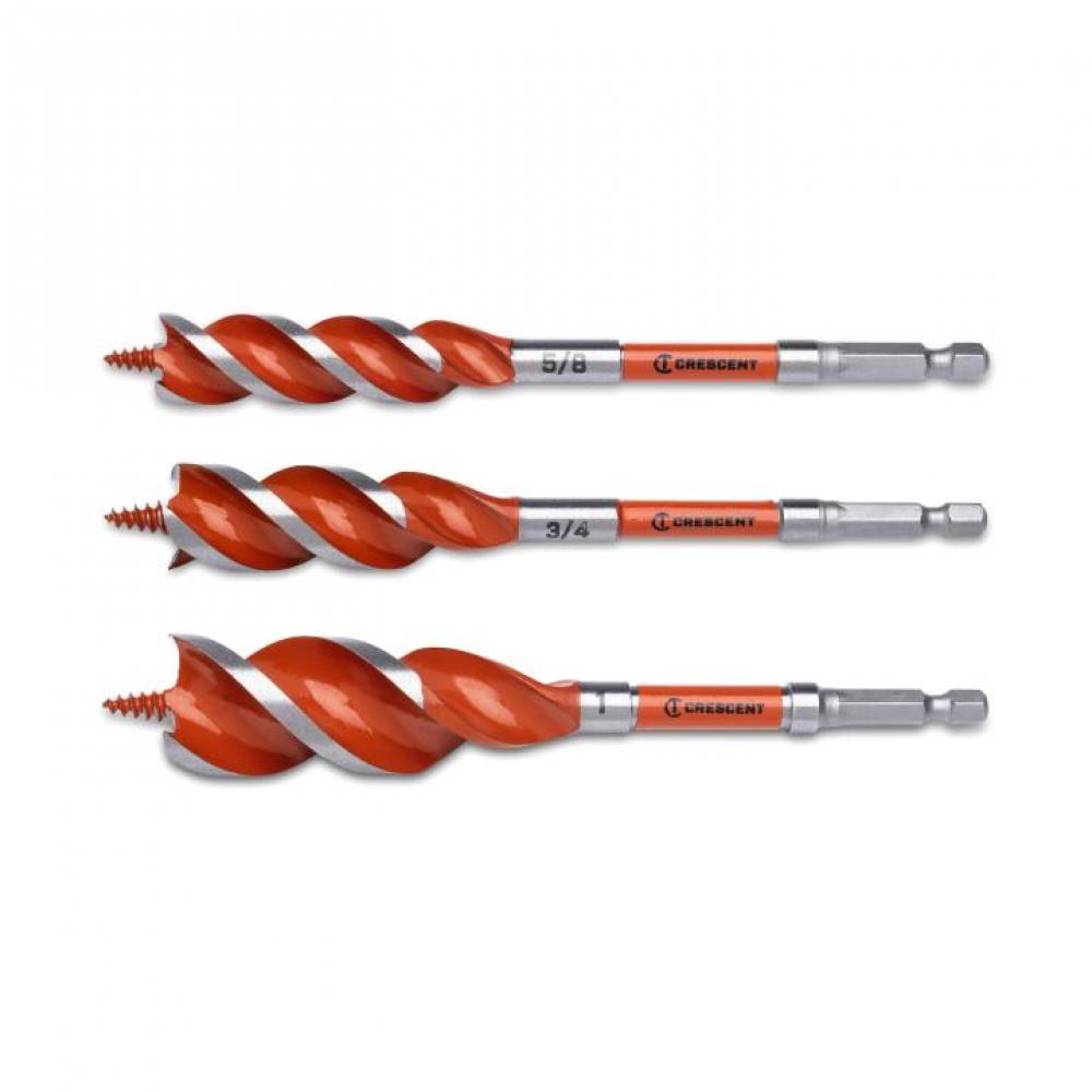 3PC HIGH SPEED AUGER SET,6.25&#34;