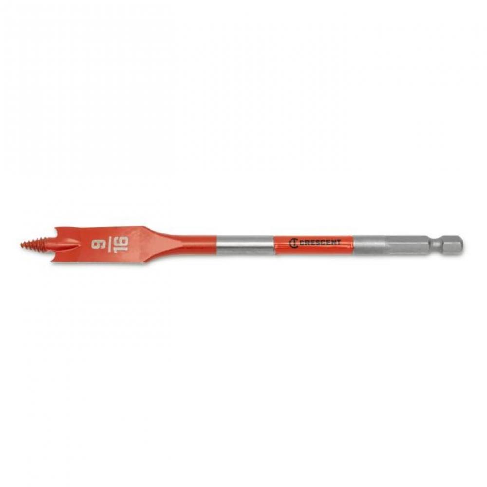 SCREW POINT PADDLE DRILL BIT, 6&#34;, 9/16&#34;