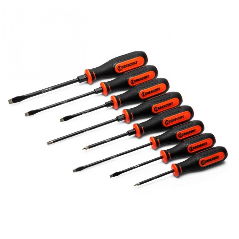 SCREWDRIVER SET, 8PC, MIXED, DIAMOND, DM