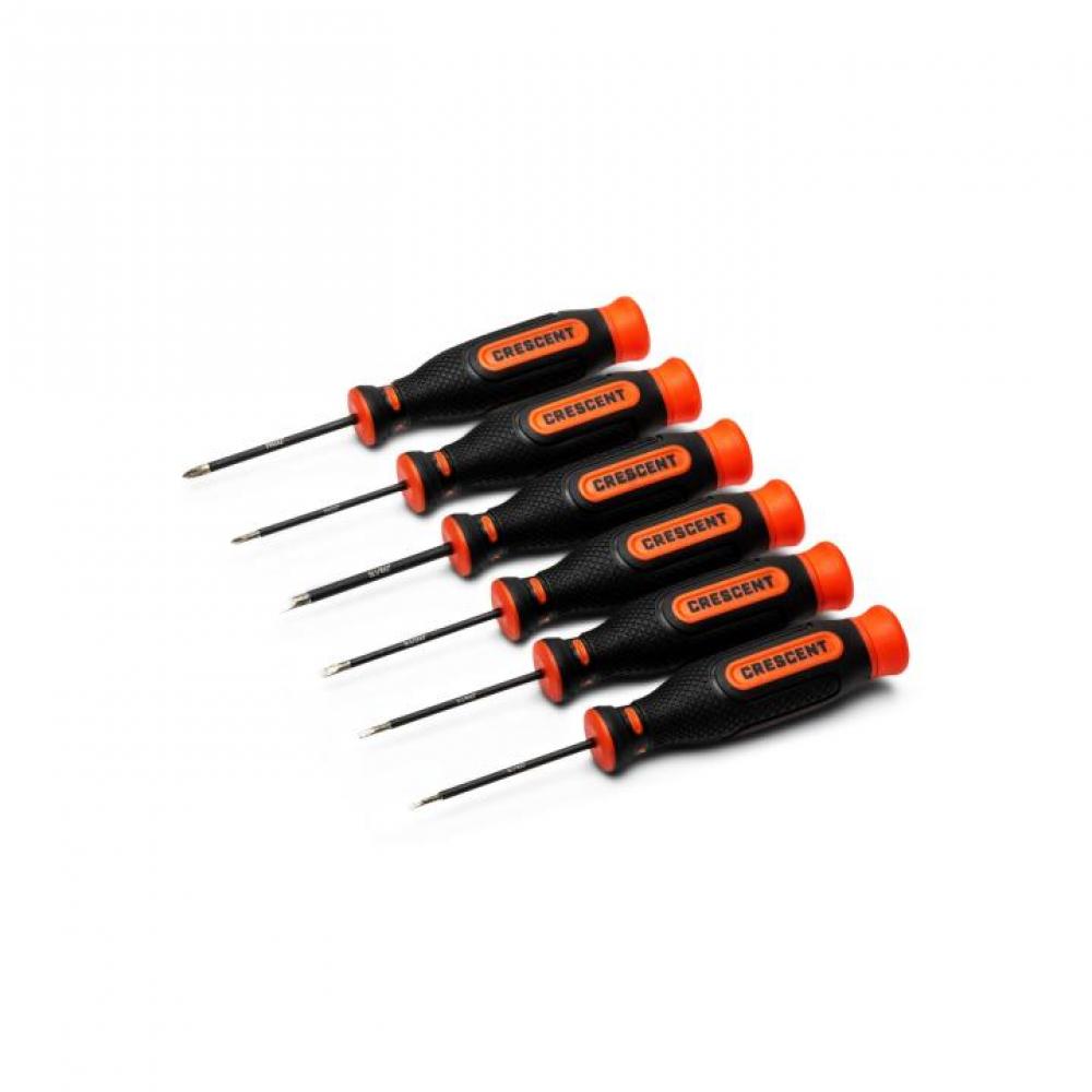 SCREWDRIVER SET, 6PC, PRECISION, DIAMOND