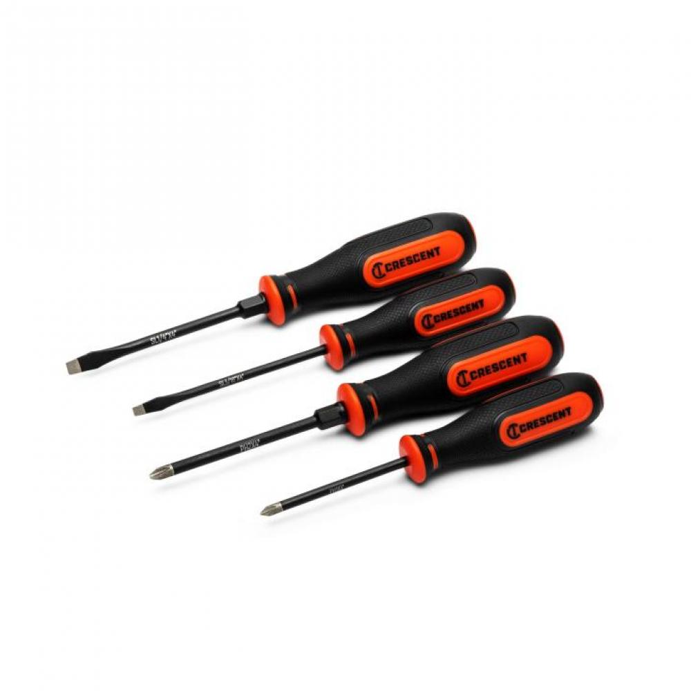 SCREWDRIVER SET, 4PC, MIXED, DIAMOND, DM