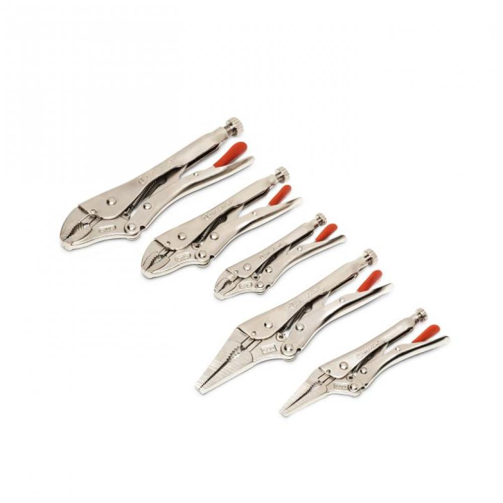 PLIER SET, 5PC LOCKING