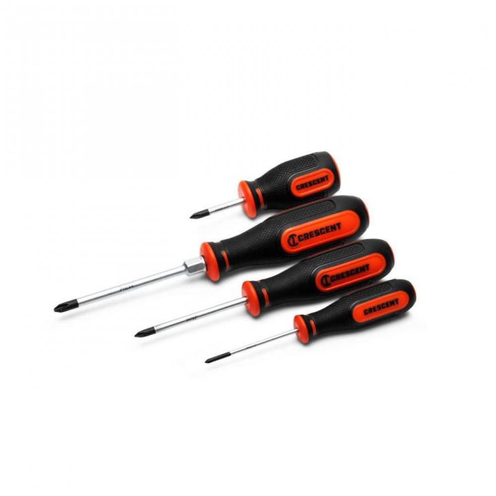 SCREWDRIVER SET, 4PC, PHILLIPS, DM