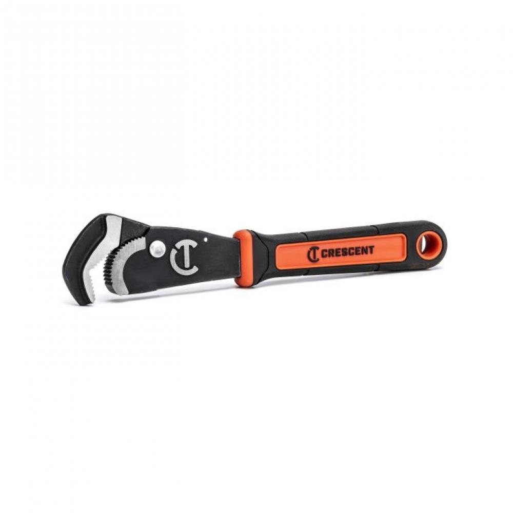 PIPE WRENCH, 12&#34;, CUSH GRP, SELF ADJUST