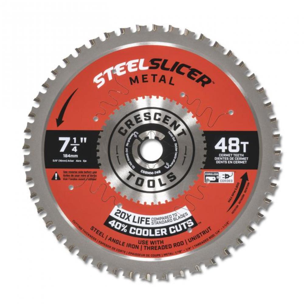 CRESCENT 7-1/4&#34; 48T MEDIUM METAL BLADE