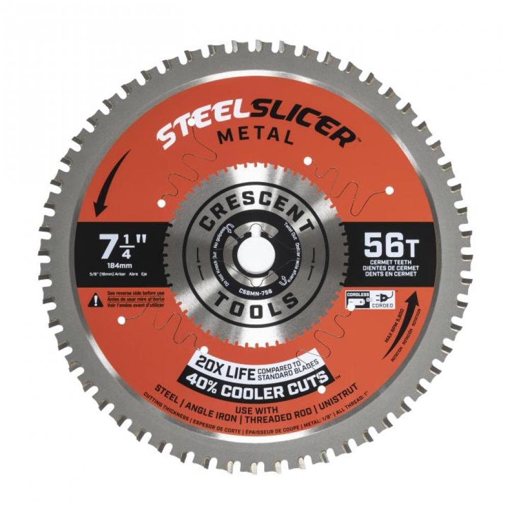 CRESCENT 7-1/4&#34; 56T THIN METAL BLADE