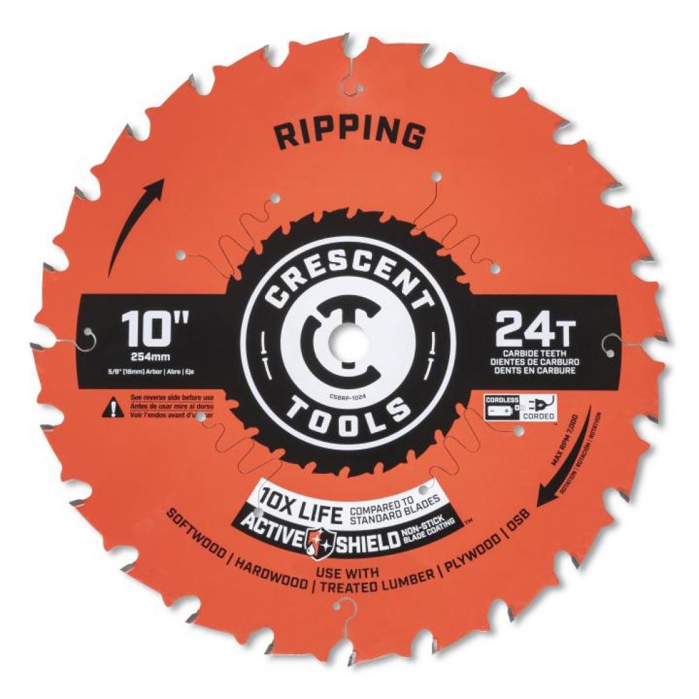 CRESCENT 10&#34; 24T RIPPING BLADE