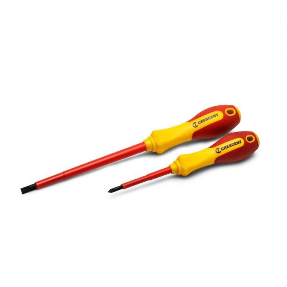 SCREWDRIVER SET, 2PC, MIXED, INSULATED