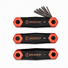 Crescent CHK3PC - 3PK HEX FOLD-UP SET, SAE MM TORX