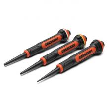 Crescent CNPS12332G - PUNCH, 5", GRIPPED, 3PC SET