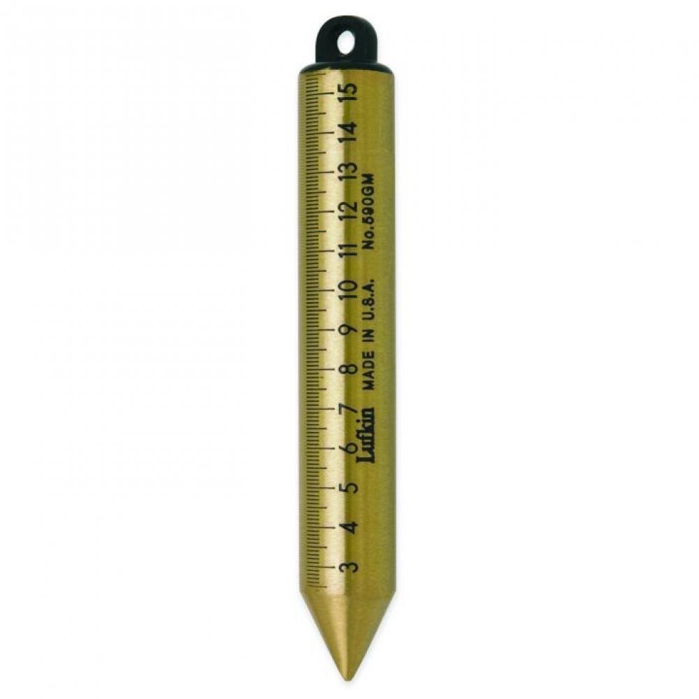 PLUMB BOB, 20OZ, CYLINDER, BRASS, METRIC