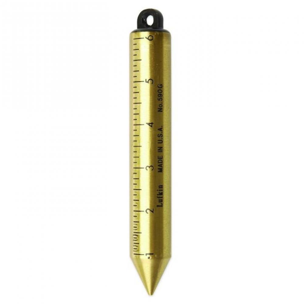 PLUMB BOB, 20OZ, CYLINDER, BRASS, SAE