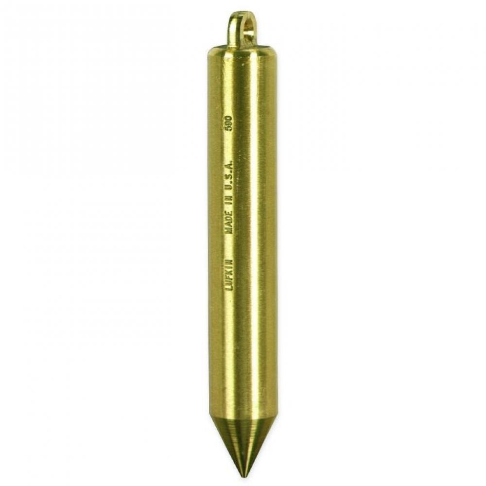 PLUMB BOB, 20OZ, CYLINDER, BRASS