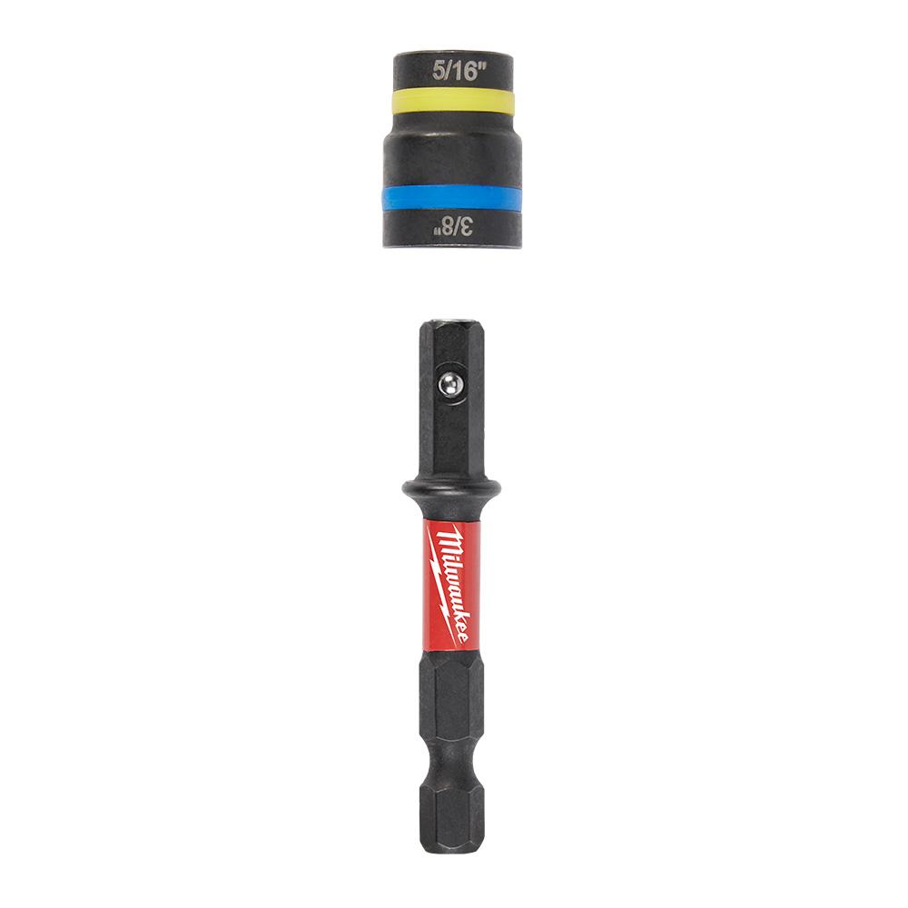 SHOCKWAVE Impact Duty™ 5/16” and 3/8” x 2-1/2” QUIK-CLEAR™ 2-in-1 Magnetic Nut Driver