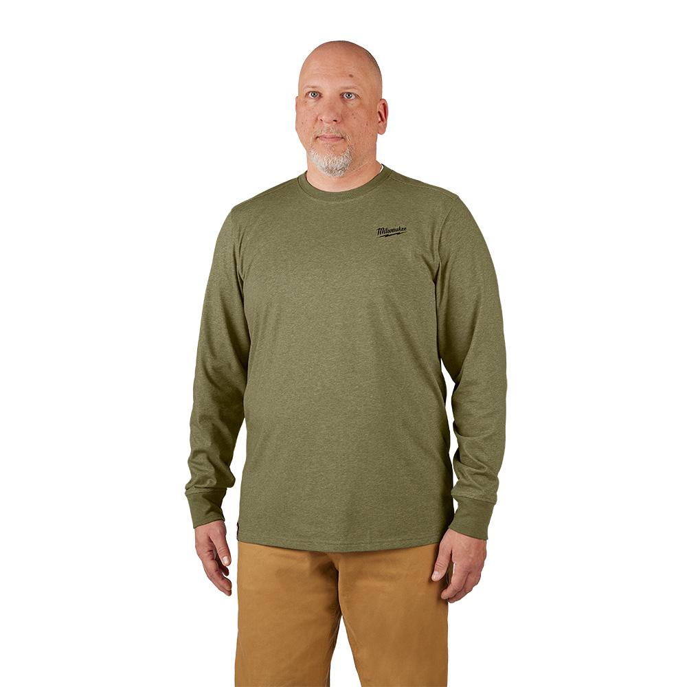 FREEFLEX™ Hybrid Work Tee - Long Sleeve - Green XL