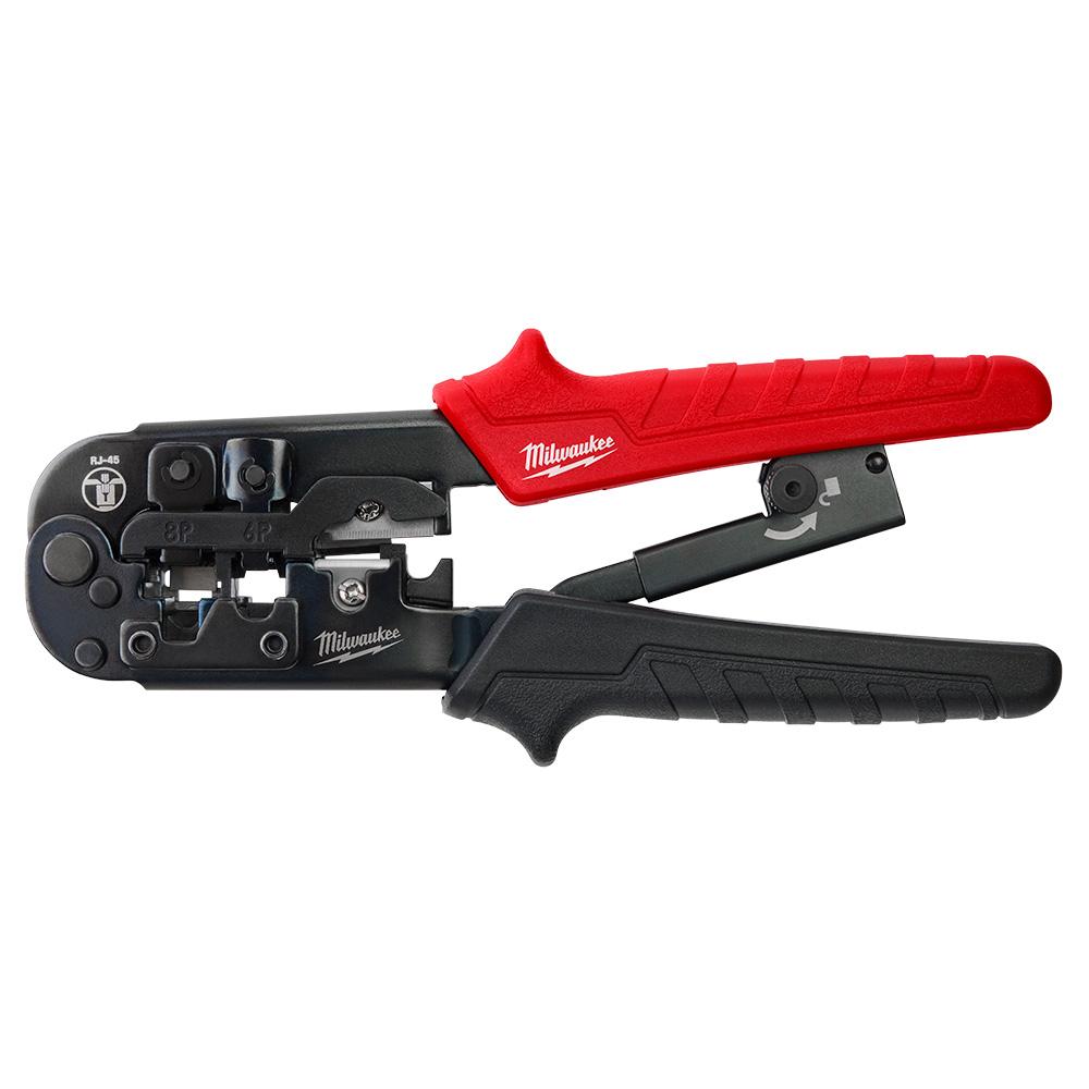 Ratcheting Pass-Through Crimper & Stripper