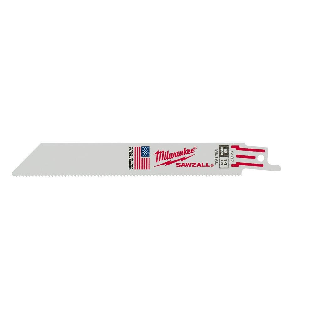 6 in. 14TPI Sawzall Blade