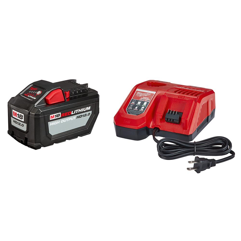 M18™ REDLITHIUM™ HIGH OUTPUT™ HD 12.0Ah Battery and Charger Starter Kit