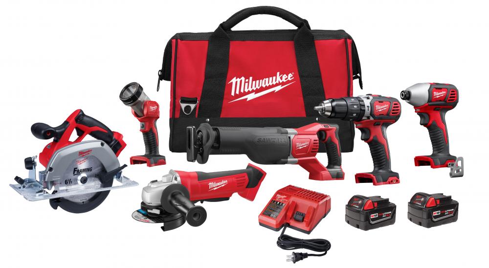 M18™ Cordless Lithium-Ion 6-Tool Combo Kit