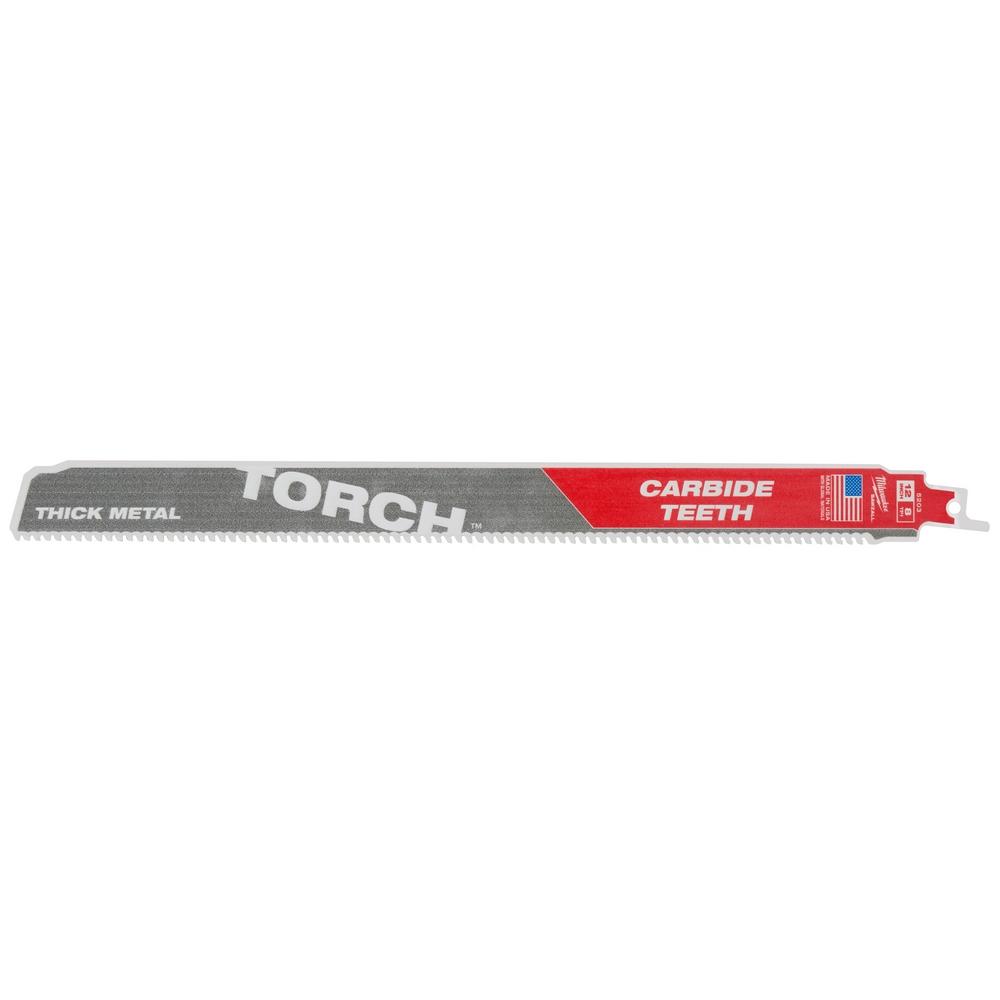 12 in. 7TPI The TORCH with Carbide Teeth SAWZALL Reciprocating Saw Blade - 5 Pack