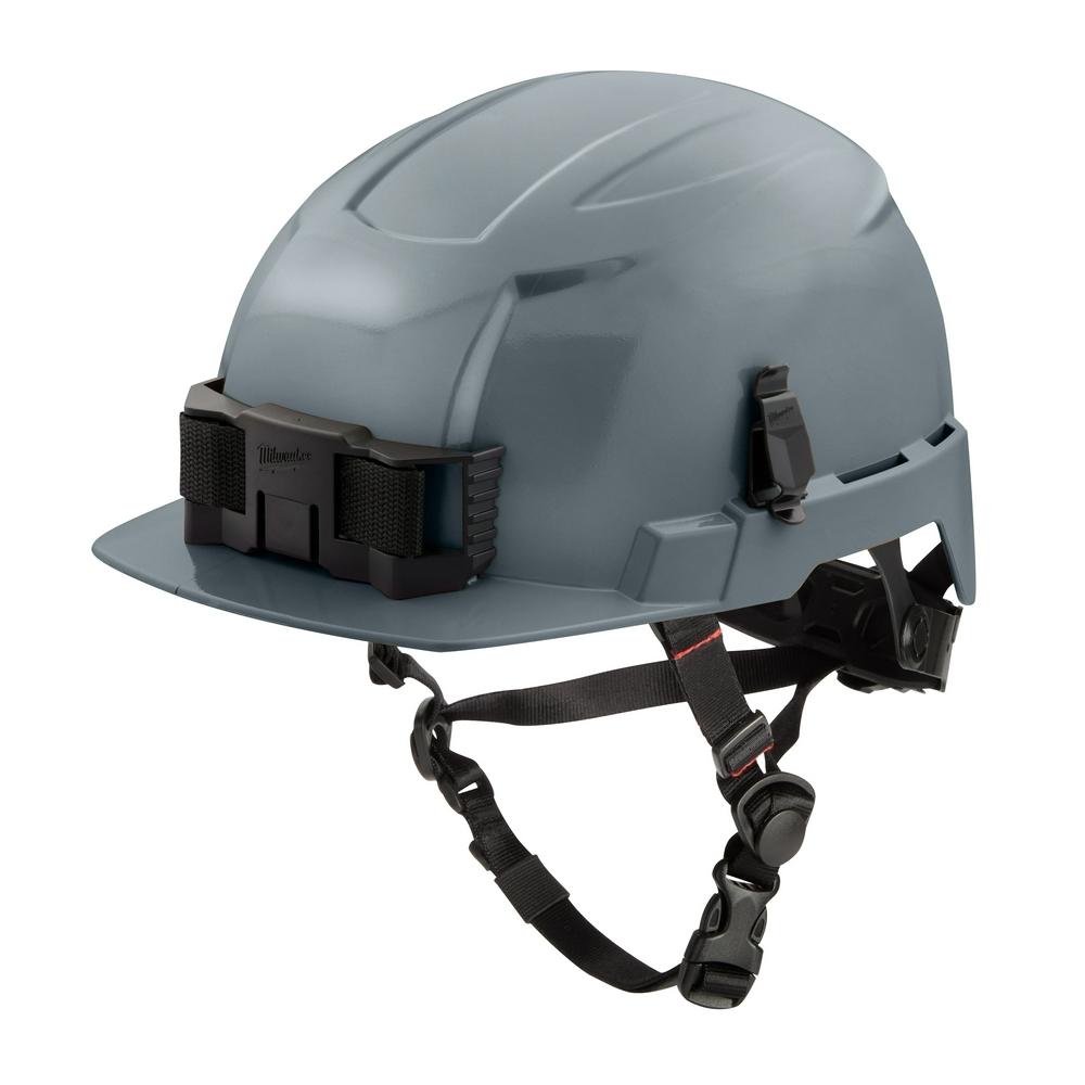 Gray Front Brim Helmet with BOLT™ - Type 2, Class E