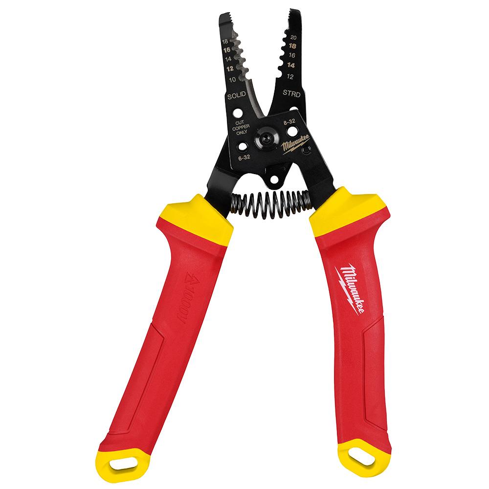 1000V Insulated 10-20 AWG Wire Stripper & Cutter