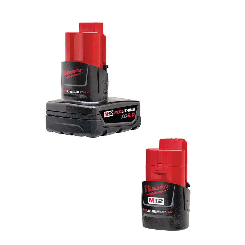 M12™ REDLITHIUM™ XC6.0 & CP3.0 2-Pack Battery Kit