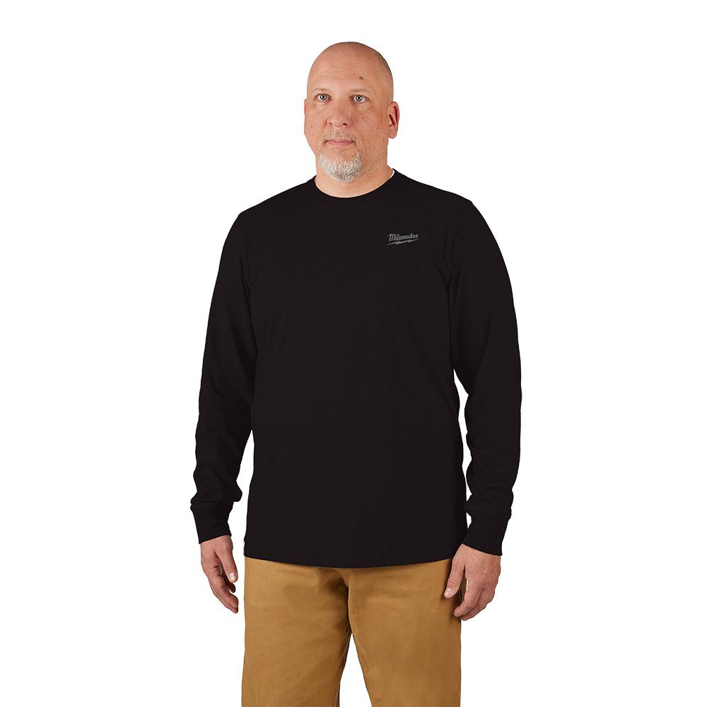 FREEFLEX™ Hybrid Work Tee - Long Sleeve - Black 3X