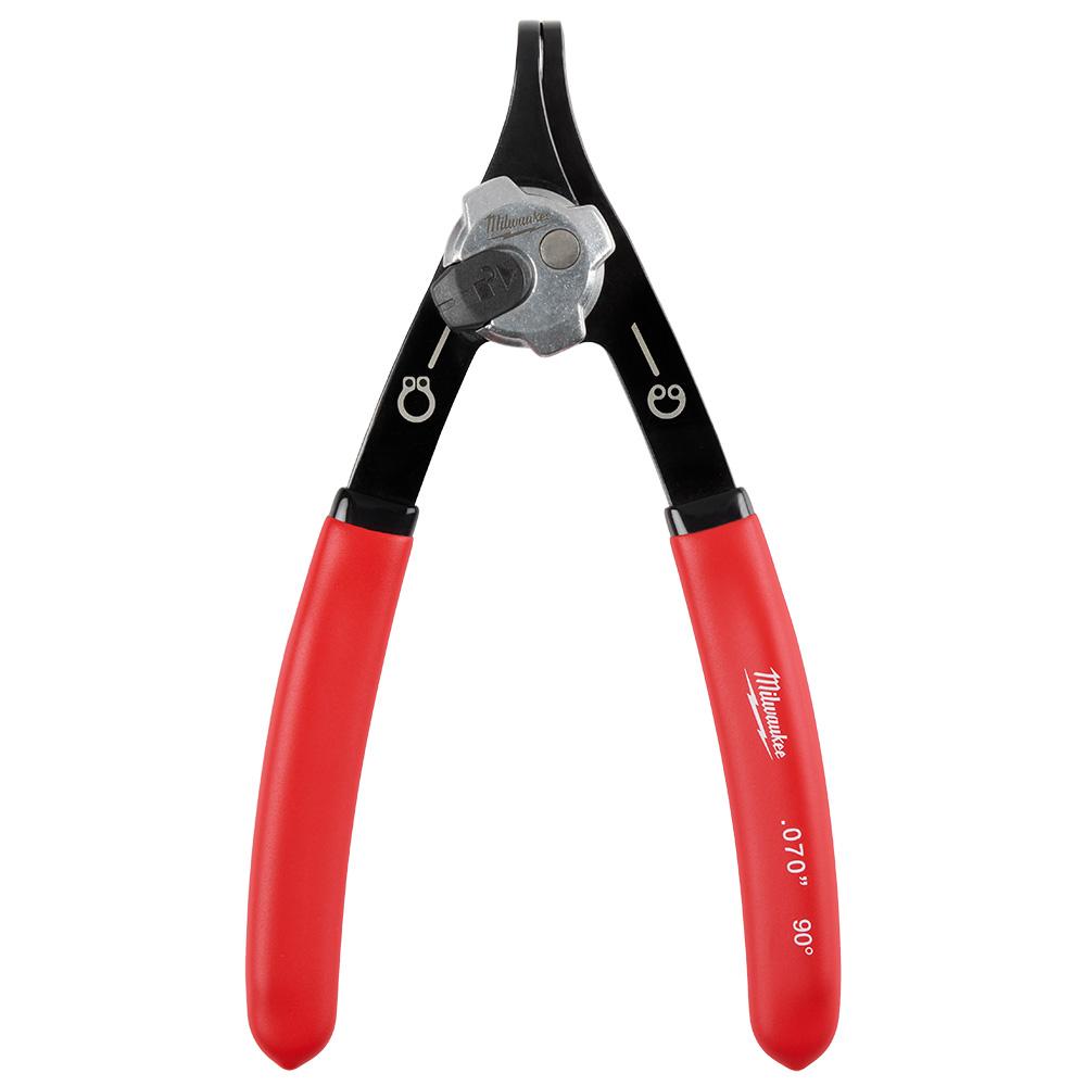 .070&#34; Convertible Snap Ring Pliers - 90°