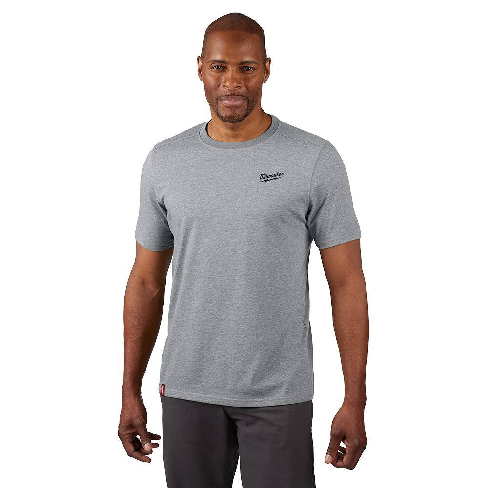 FREEFLEX™ Hybrid Work Tee - Short Sleeve - Gray 3X