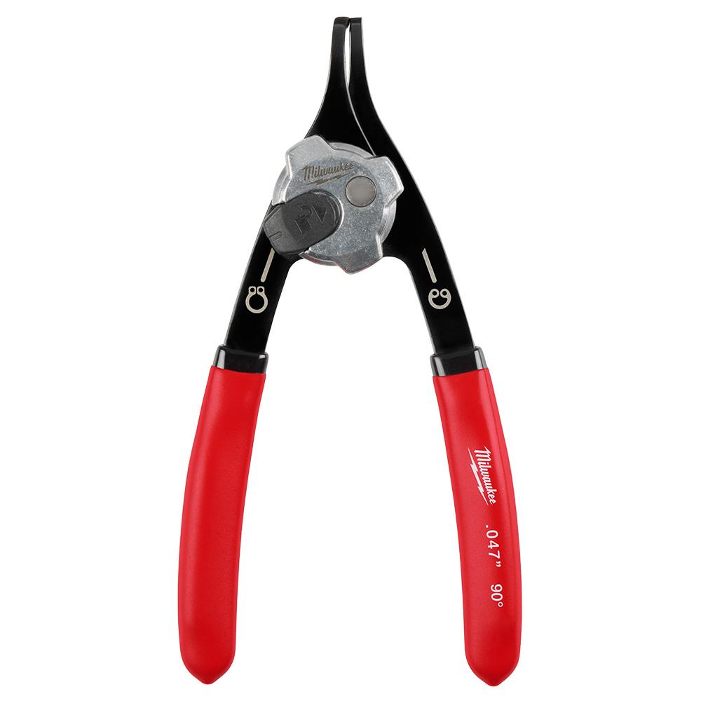 .047&#34; Convertible Snap Ring Pliers - 90°