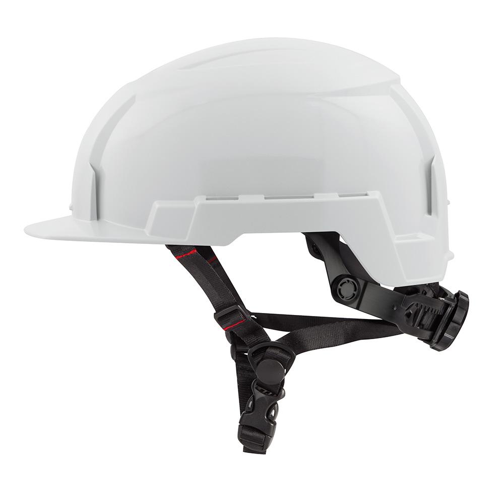 White Front Brim Safety Helmet (USA) - Type 2, Class E