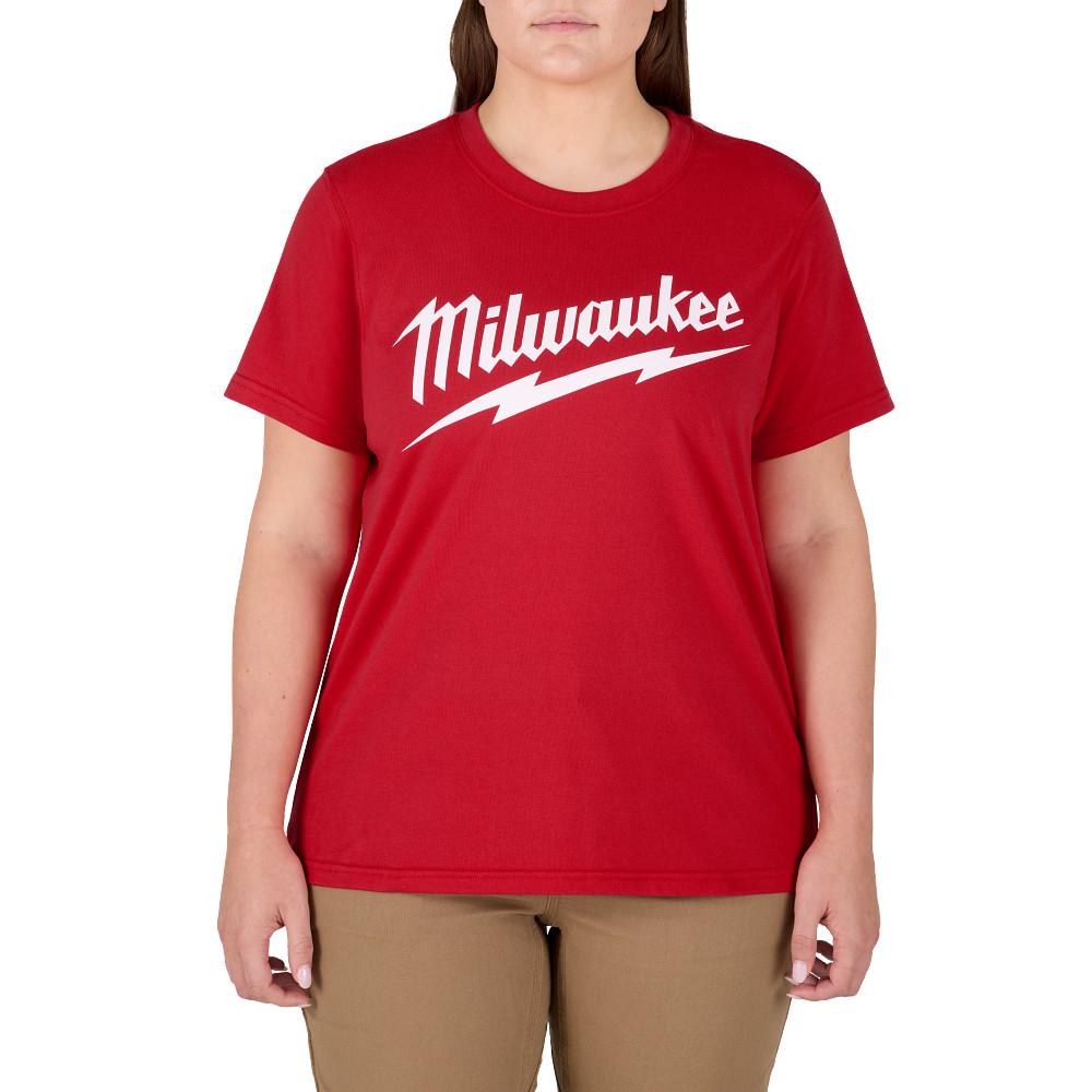 Women&#39;s GRIDIRON™ Logo Tee - Short Sleeve Red XS