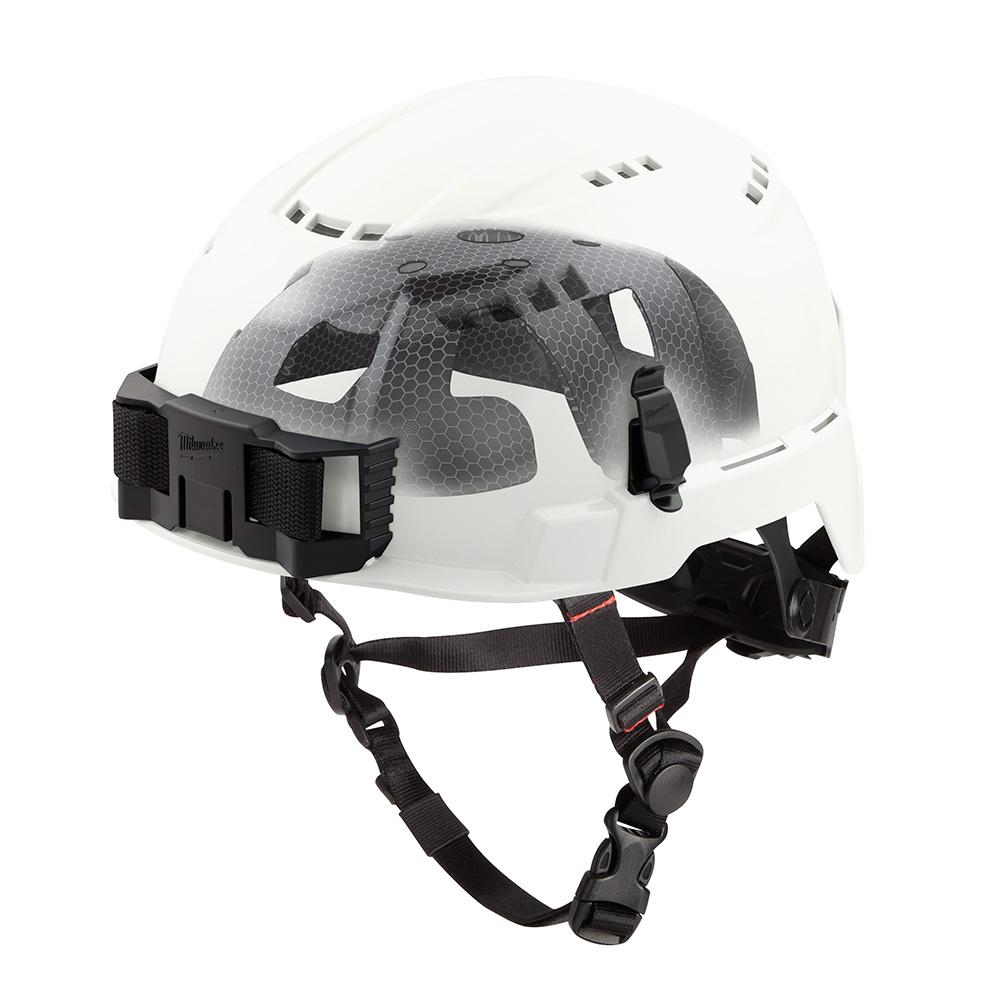 BOLT™  White Vented Safety Helmet with IMPACT ARMOR™ Liner (USA) - Type 2, Class C