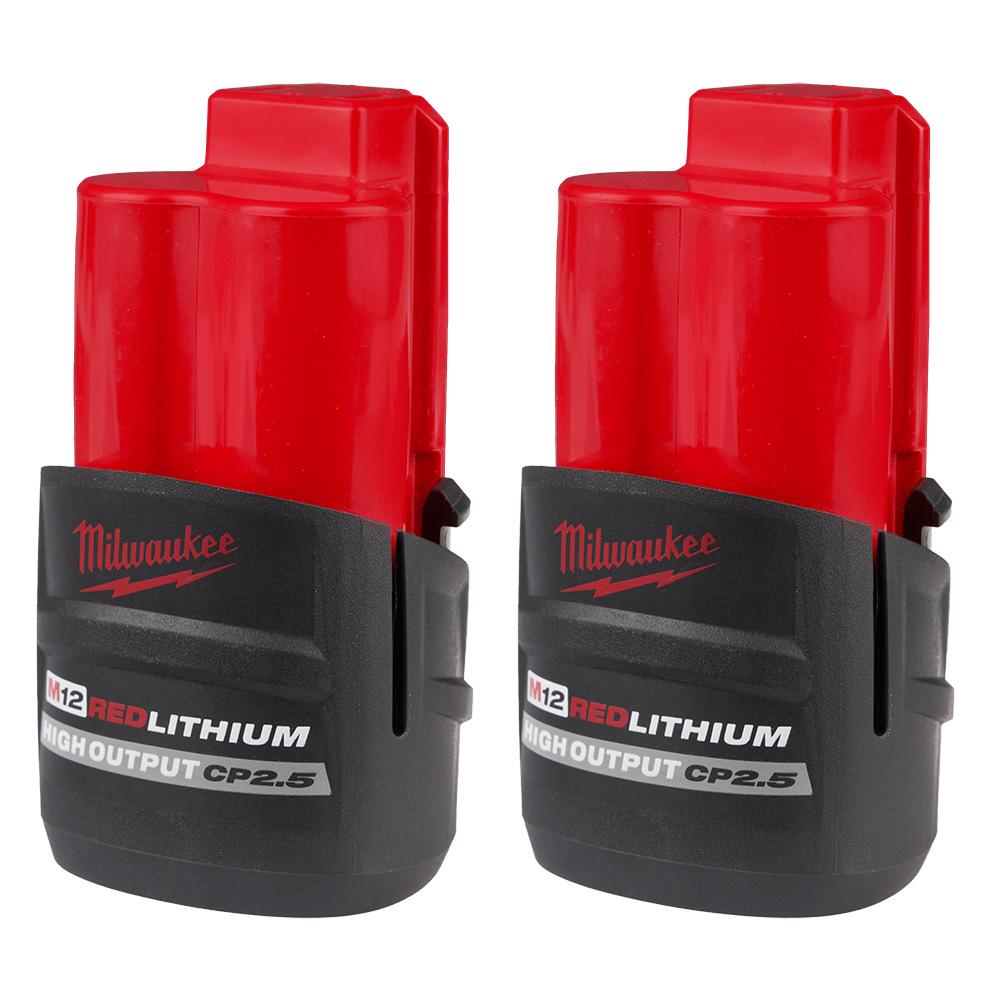 M12™ HIGH OUTPUT™ CP2.5 Battery 2PK