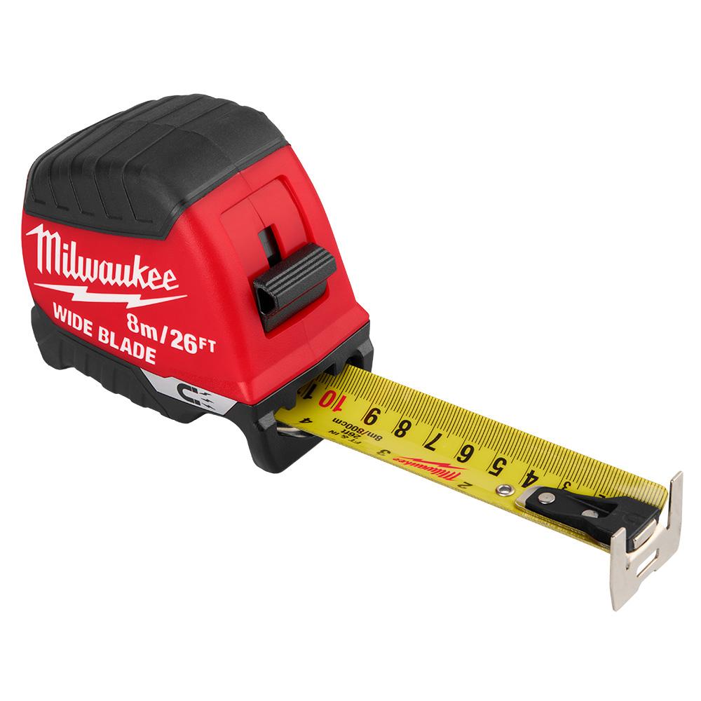 8m/26ft Wide Blade Magnetic Tape Measure