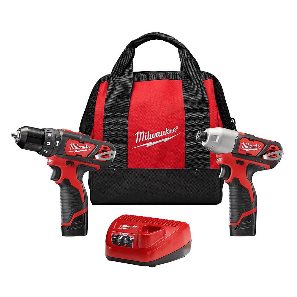 M12 12 Volt Lithium-Ion Cordless Hammer Drill/Impact Driver Combo Kit (2-Tool)