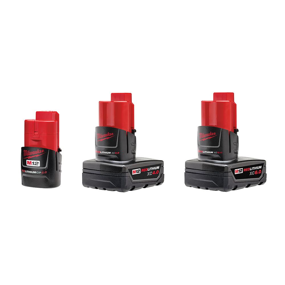 M12™ REDLITHIUM™ 2 XC/1 CP 3PK Battery Kit