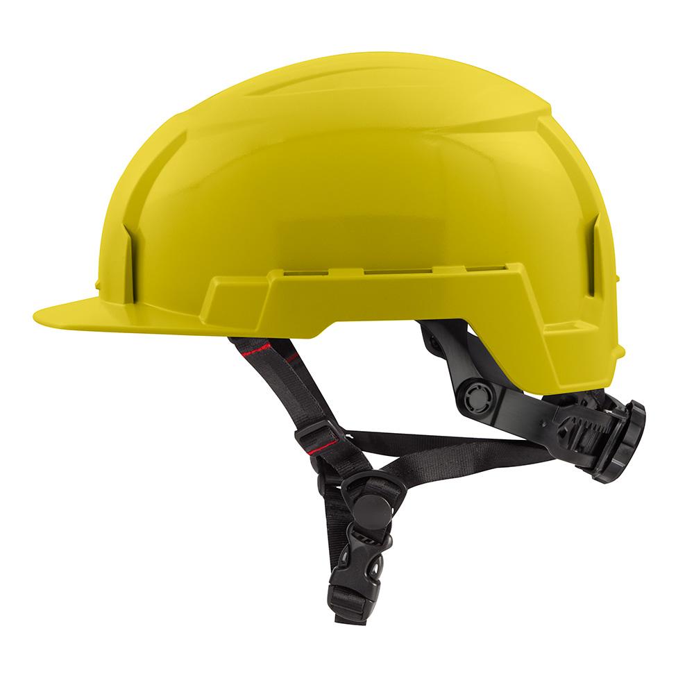 Yellow Front Brim Safety Helmet (USA) - Type 2, Class E