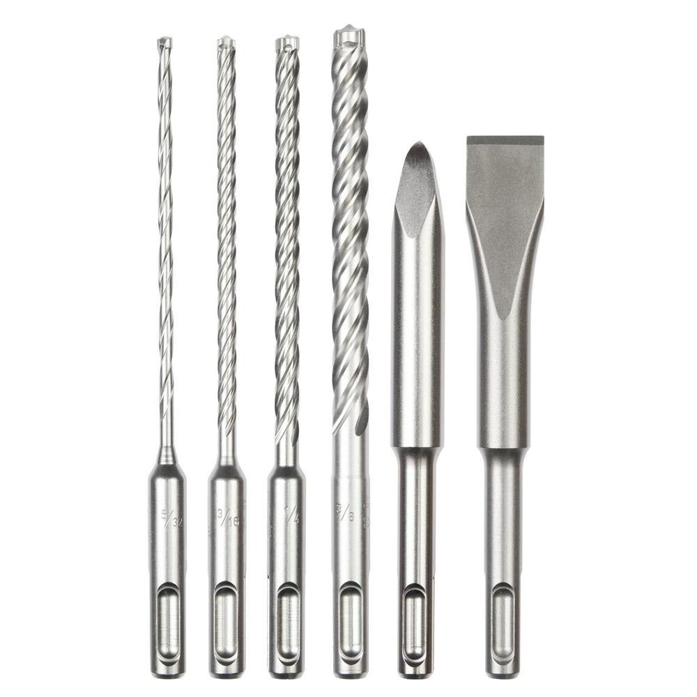 6pc. SDS Plus MX4™ 4-Cutter & Chisel Kit