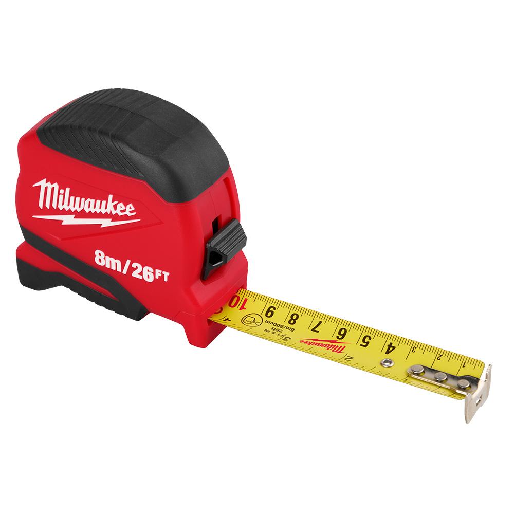 8m/26ft Compact Tape Measure