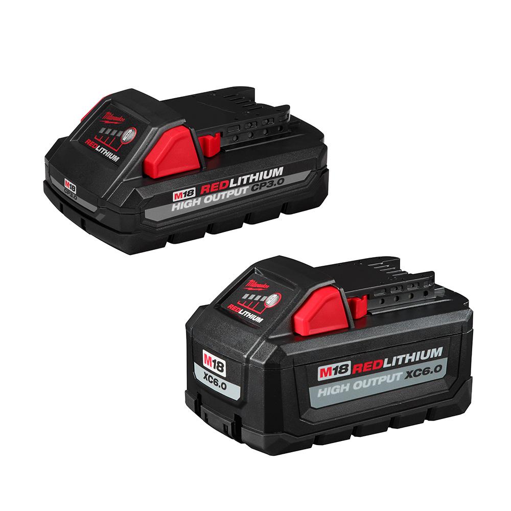 M18™ REDLITHIUM™ HIGH OUTPUT™ XC6.0 & CP3.0 Battery Kit