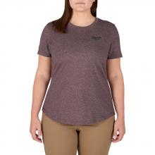 Milwaukee F452P-2X - Women's FREEFLEX™ Hybrid Tee - Short Sleeve Purple 2X